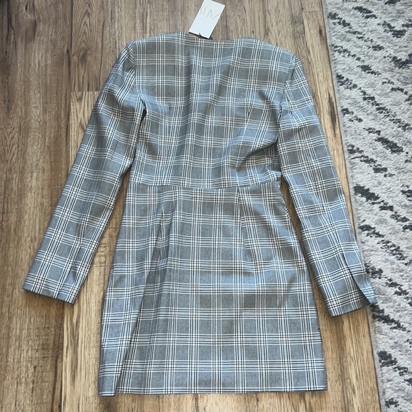 NEW! Zara Plaid Blazer Dress - Picture 13 of 13